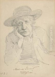 Portrait Of An Old Man by Mathias Schmid