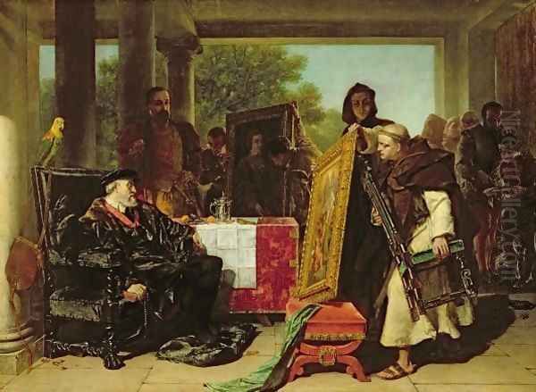 Emperor Charles V 1500-58 at the Convent of Yuste by Alfred Elmore