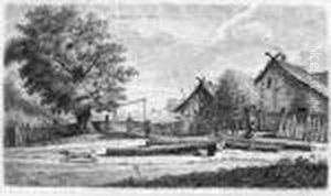 Landschaft Mit Dem Geburtshaus Schmidt````s