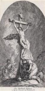 Christ On The Cross by Martin Johann Schmidt