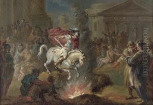 Sprung Des Marcus Curtius In Die Unterwelt