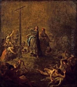 Die Eherne Schlange by Martin Johann Schmidt