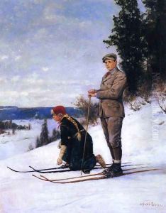 Cross Country Skiing by Axel Ender