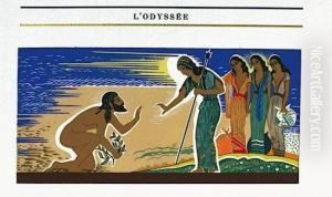 L'iliade Et L'odyssee by Francois-Louis Schmied