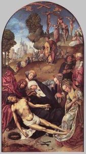 The Lamentation by Cornelius Engebrechtsz