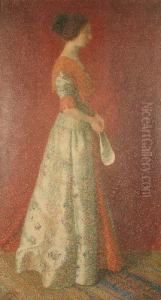 Damenbildnis by Carl Schmitz-Pleis