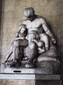 Cain and his Children Accursed of God by Antoine Etex