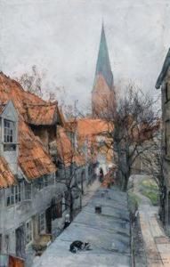 Ansicht Von Lubeck by Ferdinand Schmutzer