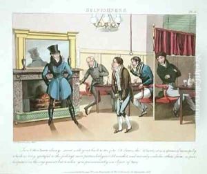 Selfishness plate 9 from The Necessary Qualifications of a Man of Fashion by Daniel Thomas Egerton