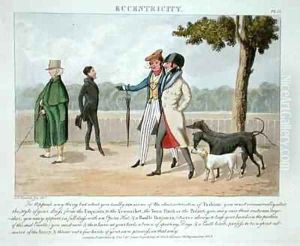 Eccentricity plate 11 from The Necessary Qualifications of a Man of Fashion by Daniel Thomas Egerton
