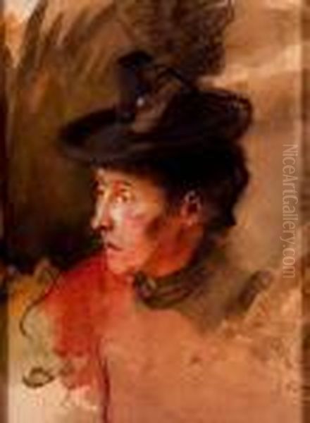 Femme Chapeautee - view 1