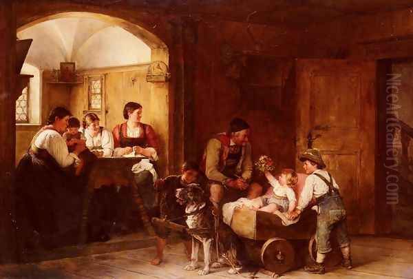 Familienszene (Family scene) - view 1
