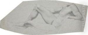 Study Of A Male Nude by Julius Schnorr Von Carolsfeld