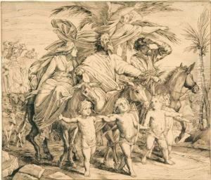 Abraham Erblickt Das Ihm Verheissene Land. by Julius Schnorr Von Carolsfeld