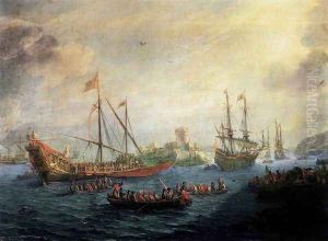 Seascape c. 1650 by Gaspard van Eyck