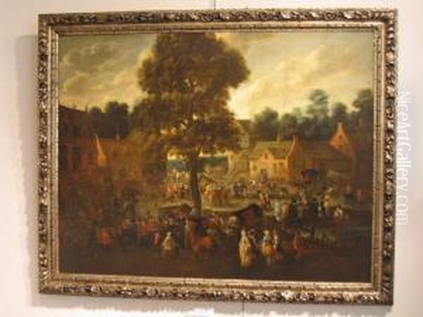 Market Day In The Village - view 1