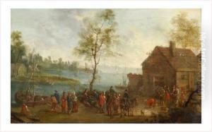 Scene De Port En Flandres
