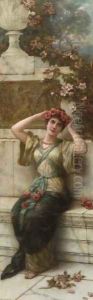 Classical Beauty with Crown of Flowers Classical Beauty with Crown of Flowers