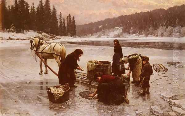 Laudering, A Winter's Day - view 1
