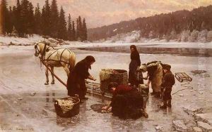 Laudering, A Winter's Day by Jahn Ekenaes