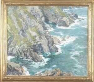 Seascape- Bosigran by Walter Elmer Schofield