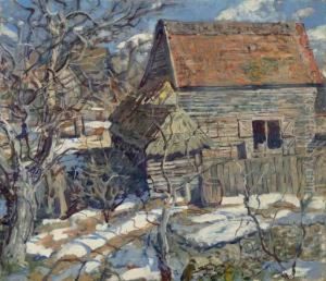 The Old Barn by Walter Elmer Schofield