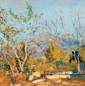 Spring Rain, Tujunga, California by Walter Elmer Schofield