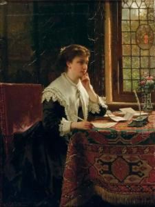 The Love Letter by Hendrik Jacobus Scholten