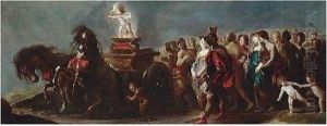 The Triumph Of Love by Johann Heinrich Schonfeld