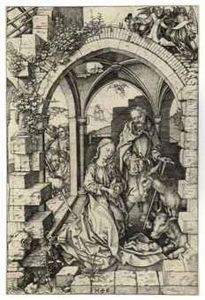 The Nativity by Martin Schongauer