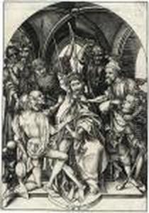 Die Dornenkronung by Martin Schongauer