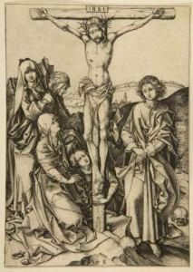 Christus Am Kreuz. by Martin Schongauer