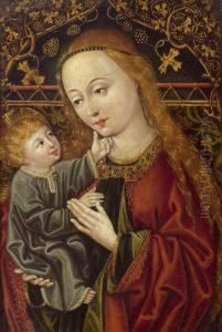 Madonna And Child. by Martin Schongauer