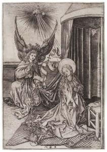 The Annunciation by Martin Schongauer