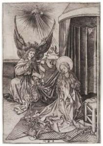 The Annunciation by Martin Schongauer