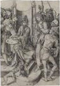 Christ Before Pilate by Martin Schongauer