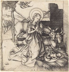 The Nativity by Martin Schongauer