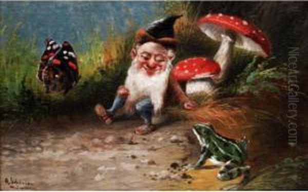 Gnome And Frog - view 1