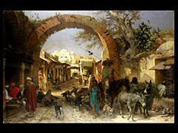 Orientalische Strassenszene - view 1