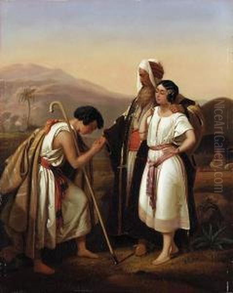 Laban Receiving Jacob Into The Family - view 1