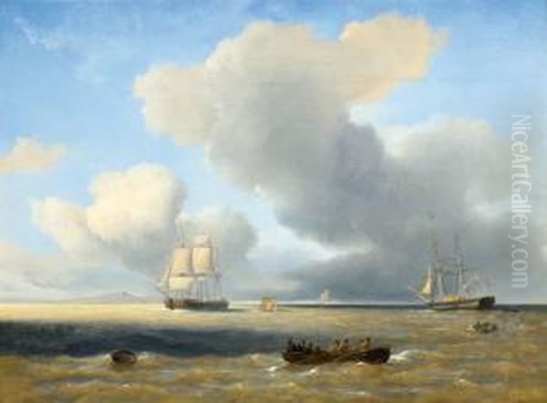 Seascape With Boats And Ships - view 1