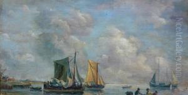 Shipping In An Estuary - view 1
