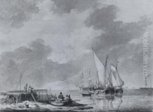 Fischerboote Im Hafen - view 1