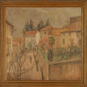 Udsigt Fra Mit Vindue I Arles, Regnvejr