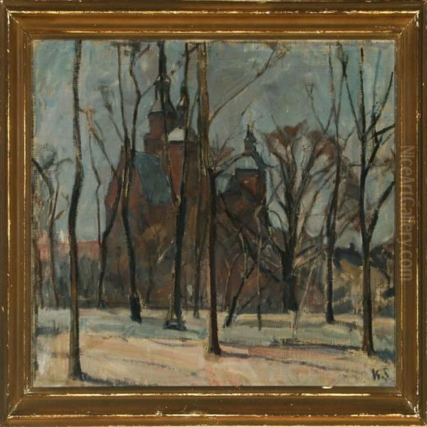 Landscape With Rosenborgcastle - view 1