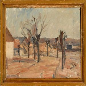 Road With Houses by Carl Schou