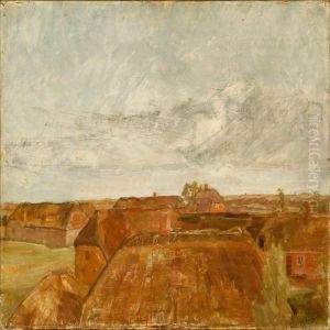 Overlooking Roof Tops by Carl Schou
