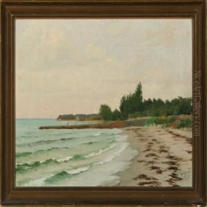 Strandbred Ved Fakseladeplads by Peter Johan Schou
