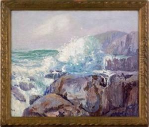 Coastal Scene by Sigurd Solver Schou