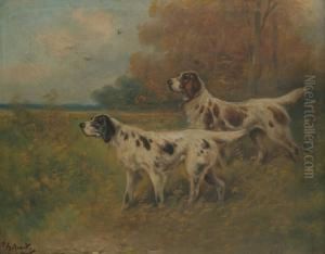 Setters Aan De Zoom Van Het Bos by Paul Henry Schouten